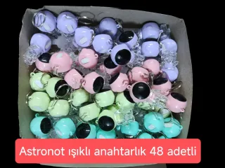 Astronot Işıklı Anahtarlık
